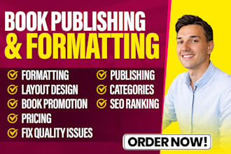 publish book on amazon kindle kdp, book formatting