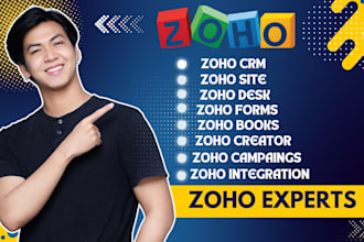 set up and customize zoho CRM, one, forms, campaigns