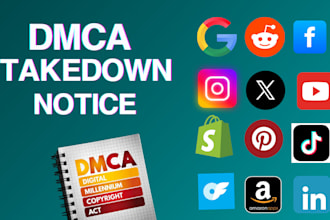 takedown remove infringing,defaming,harassing,negative,copyright,leaked content