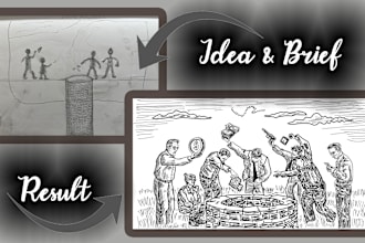 make vector environment concept art based on your idea