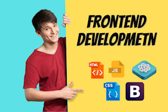 develop a custom react website with express backend
