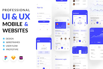 design a full website in figma modern responsive uxui