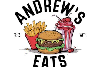 create original fast food logo for as well as any type