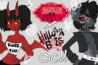 draw ur hellaverse oc
