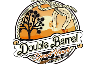 create original desert logo for  as well as any type