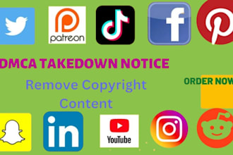 remove copyright infringement and illegal content under dmca