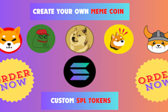 create custom solana meme coins, spl tokens