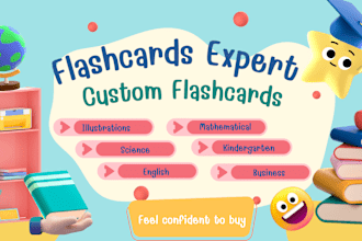custom flash cards for effective learning of any subject