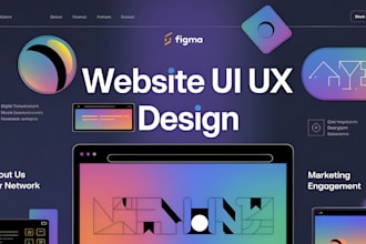 do figma website design, website UI design, website mockup