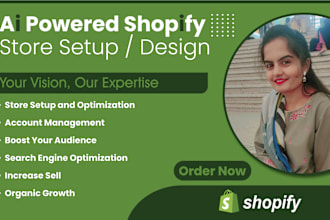 create ai powered shopify store and shopify SEO expert