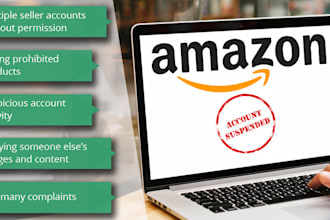 write expert amazon  account suspension appeal, poa get your account reinstated