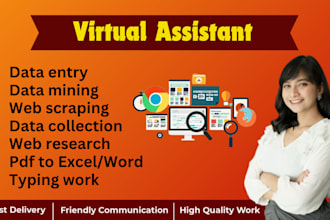 do data entry, collection, web research, and copy paste jobs for you