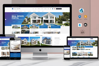 develop a fully customized laravel real estate agency
