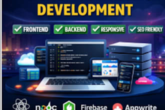 design and develop full stack websites and web applications
