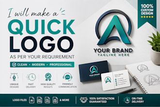 make a quick logo as per your requirement