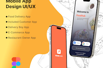 build mobile app or website grocery design