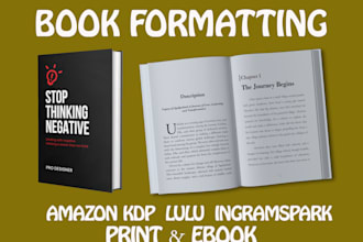book formatting and layout design, book cover design