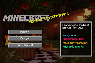 create the best minecraft server for you