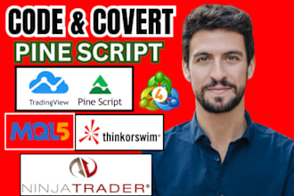 convert tradingview pinescript to ninjarader ctrader mt4 mt5