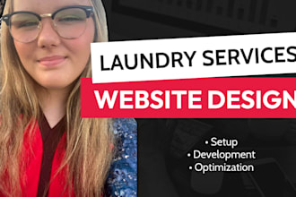 build modern laundry dry cleaning services website
