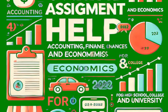 do economic, accounting, and finance assignments for sch coll and uni