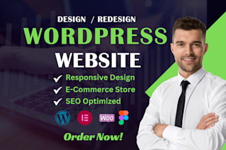 build wordpress website design, development and redesign wordpress website