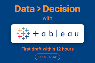 design dashboard and visualizations in tableau