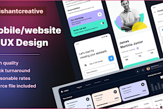 design mobile apps UI UX design