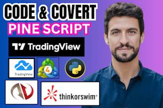 code or convert tradingview pinecript to mt4 mt5 ninjatrader8, quantower