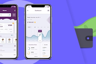 develop ewallet app, fintech app, bank app, money transfer