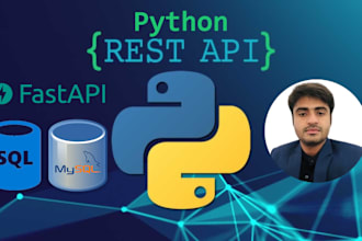 develop rest apis using python fast api with sql db