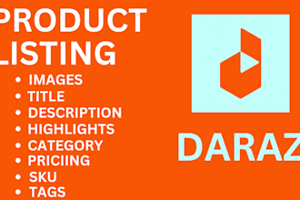 do your daraz store product listing on daraz