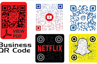 generate a custom qr code design with logo and picture