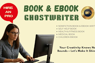 ghostwrite a book about mindfulness, spirituality, fiction, or nonfiction