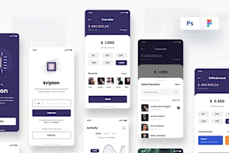 develop fintech app, ewallet app, bank app, wallet app