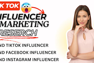 do tiktok influencer research, tiktok influencer data extract, tiktok influencer