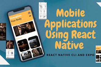 develop mobile apps for IOS and android using react native