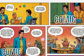create retro comic book page vintage comic illustration retro comic book pop art
