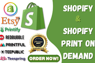 do shopify store design shopify website shopify print on demand dropshipping