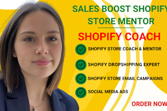 shopify marketing store mentor spanish sale facebook instagram connection coach