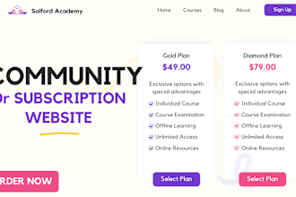 setup membership website on memberpress, paid membership pro, ultimate member