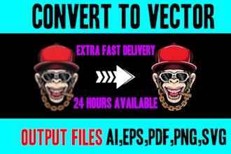 convert to vector, edit and rcreate logo or image in adobe illustrator