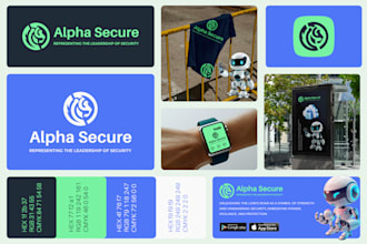 do top rated attractive, timeless, trendy logo with brand style guide