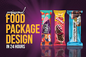 do food pouch package for chocolate, protein bar, snacks, gummies, ice cream
