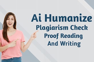 humanize your ai remove and will do plagiarism check