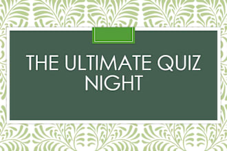 create a unique fun quiz for your board games  night