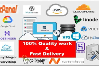 fix aws, plesk, cpanel, whmcs, mail, dns, nginx,server, shopify, wordpress issue