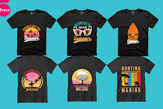 modern typography, trendy, event, minimalist and custom t shirt design