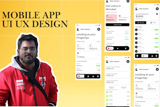 do mobile app ui ux design, figma app ui ux design