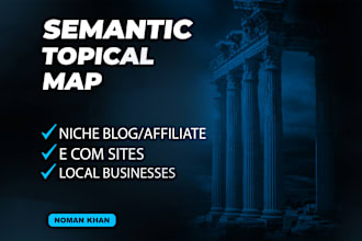 create semantic topical map for topical authority based on koray framework